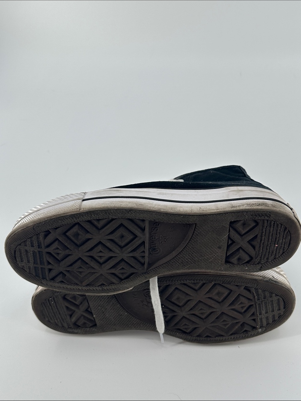 Converse Black and White High-Top Sneakers - Picture 5 of 6